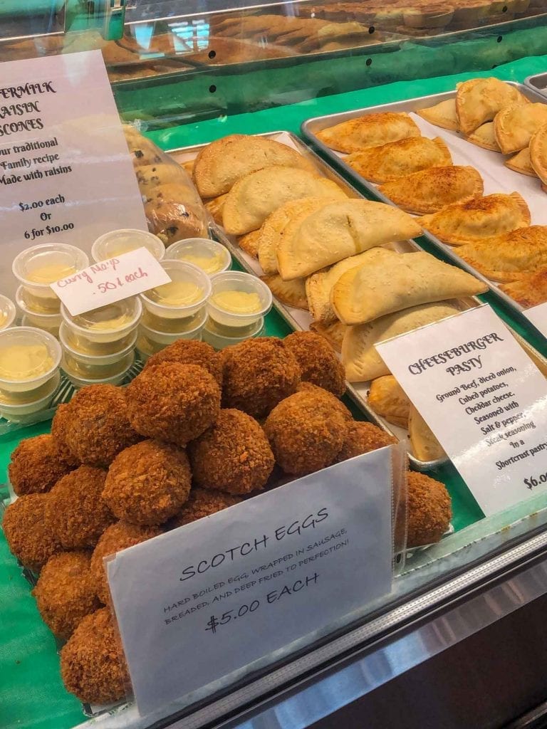 Scotch eggs at West Side Market