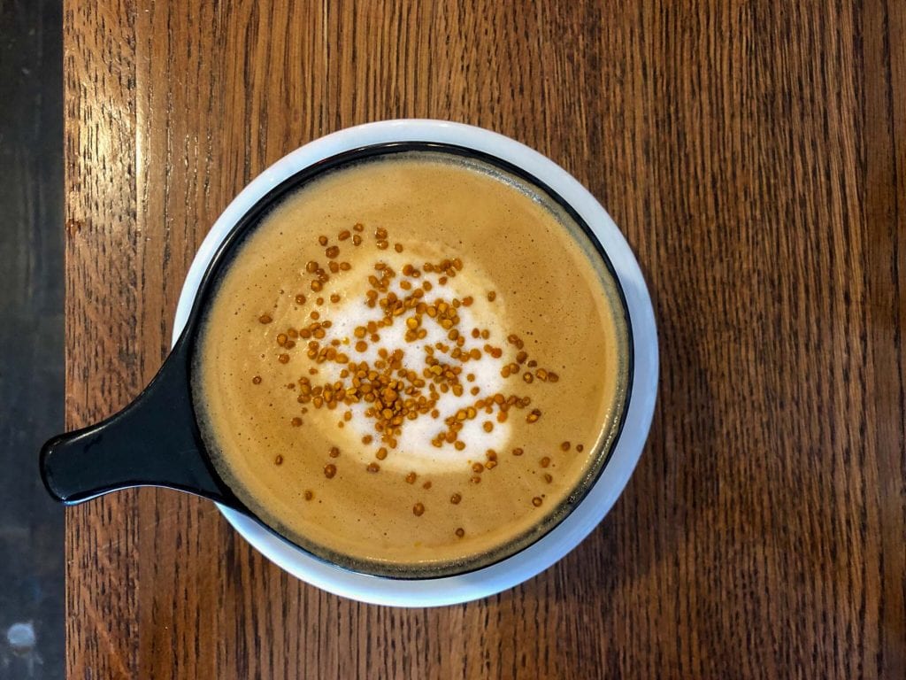 Brewella's latte
