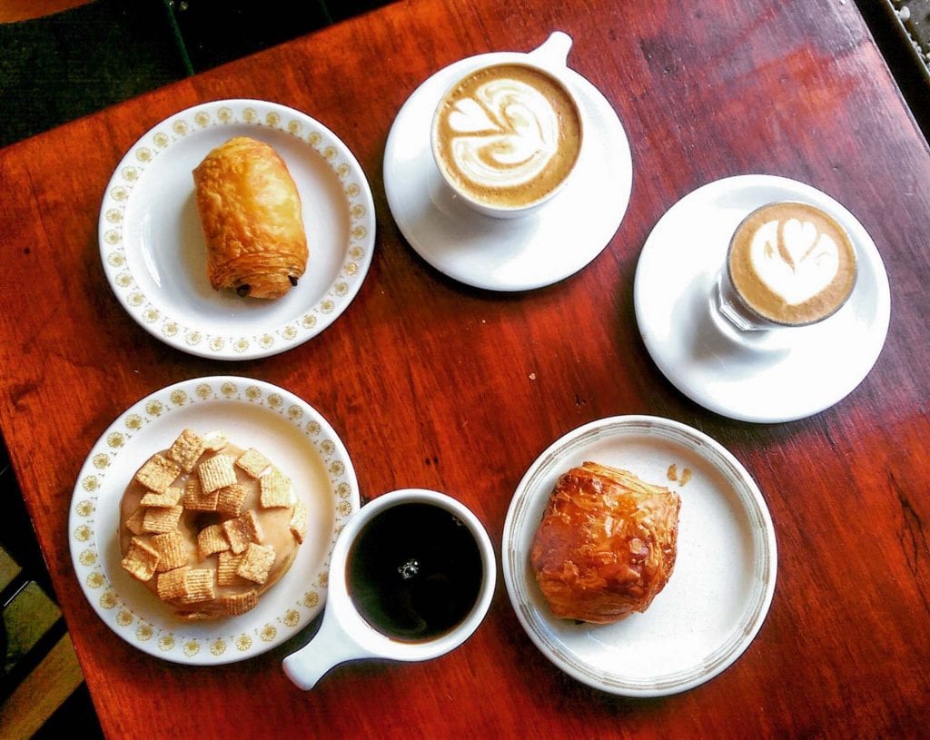 Coffee and pastries from Phoenix Coffee Co