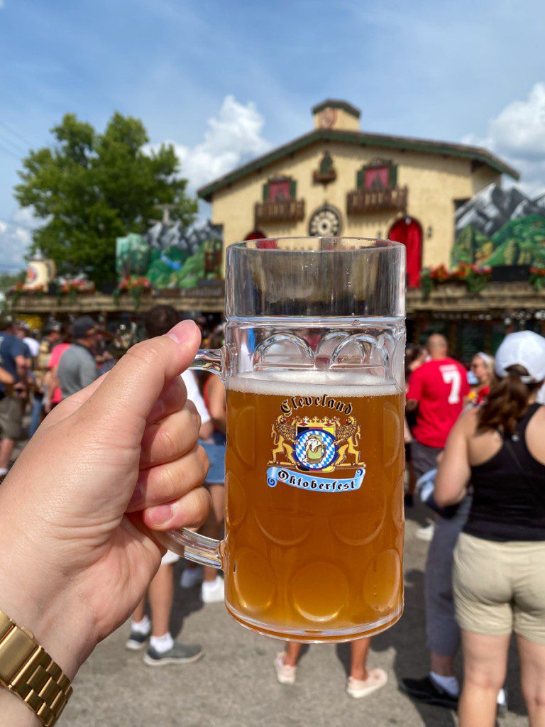 Beer stein at Cleveland Oktoberfest