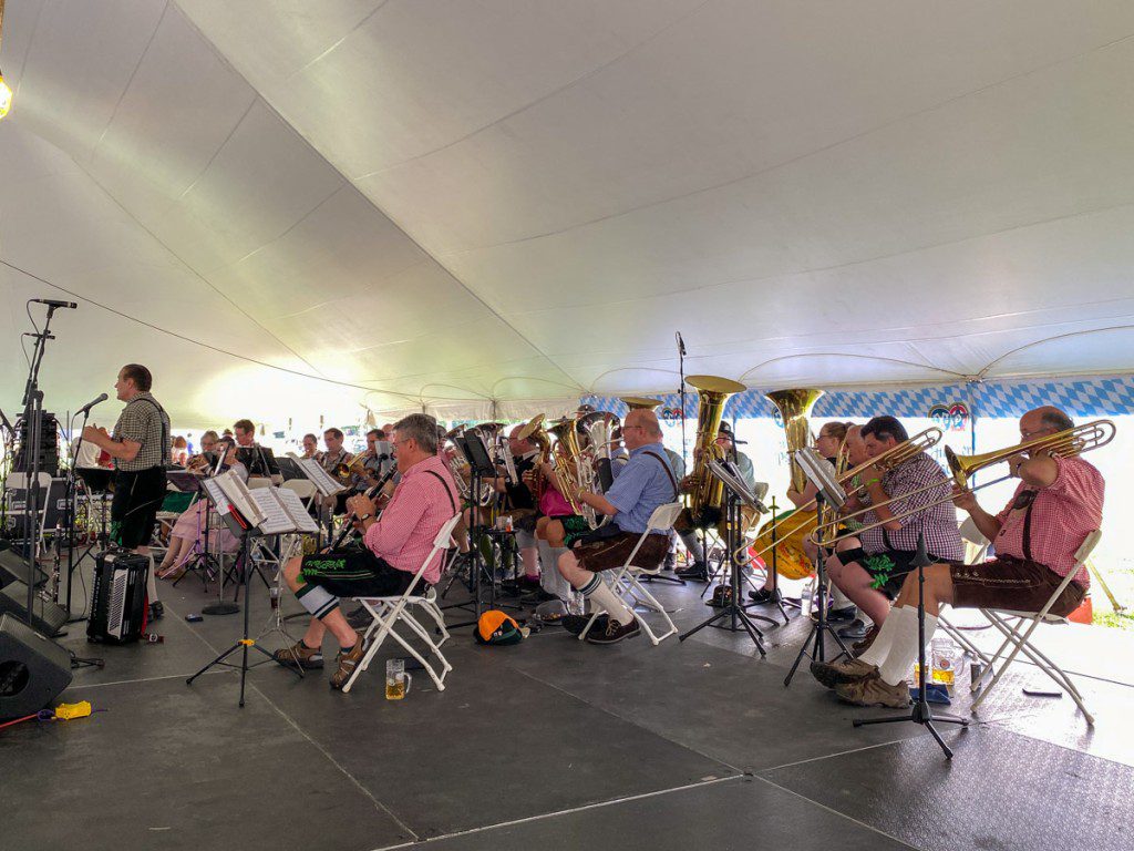 Band at Cleveland Oktoberfest