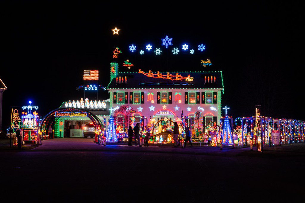 Crown Point Parkway lights