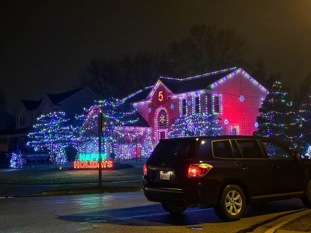 Bailey Family Christmas lights in Twinsburg
