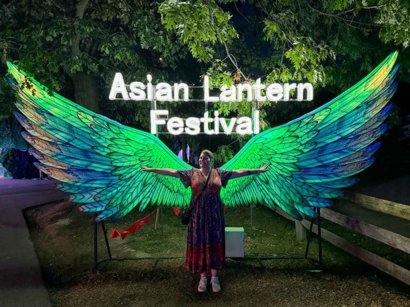 Asian Lantern Festival selfie spot