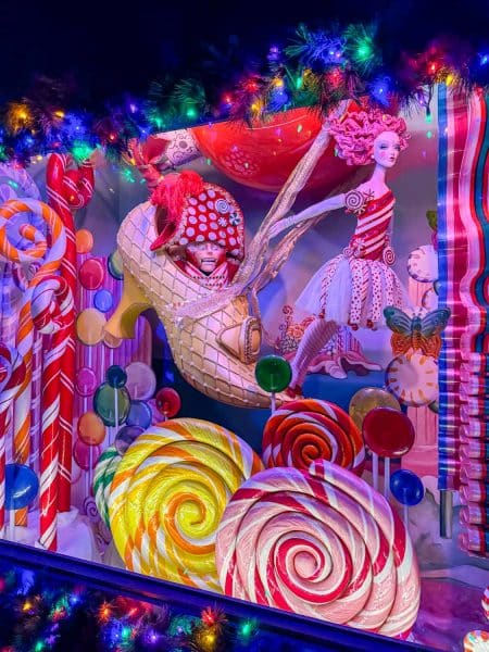 Castle Noel window display