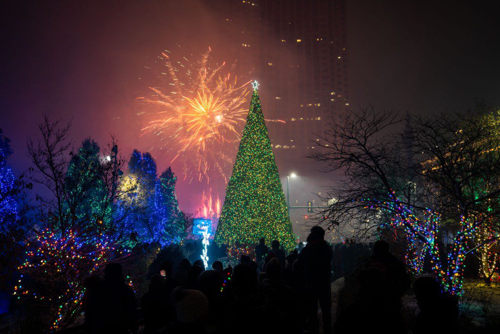 Winterfest tree lighting in 2021