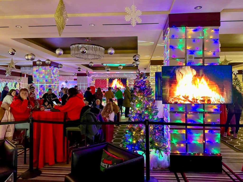 Sleigh Christmas bar at JACK Casino