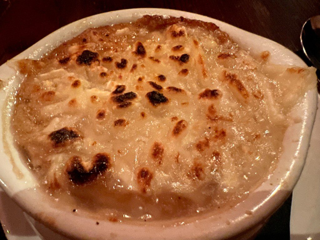 Vegan French Onion Soup from Tartine Bistro
