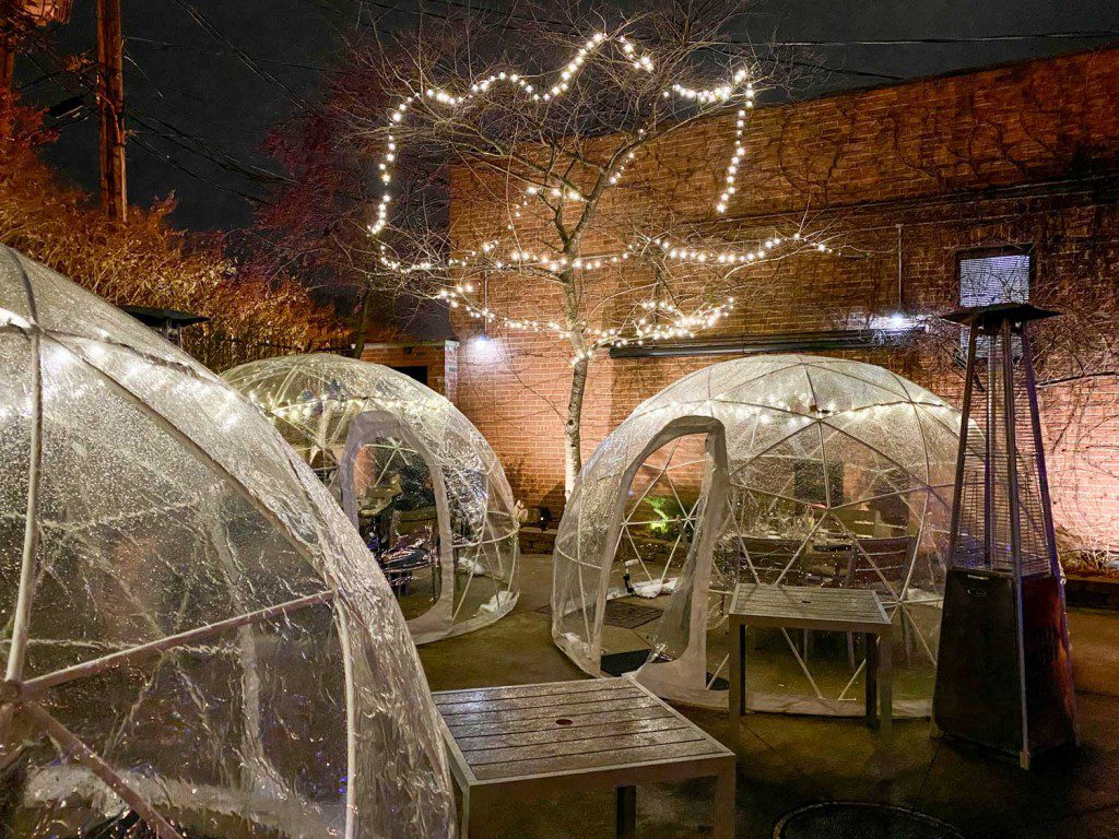 The Fairmount igloos