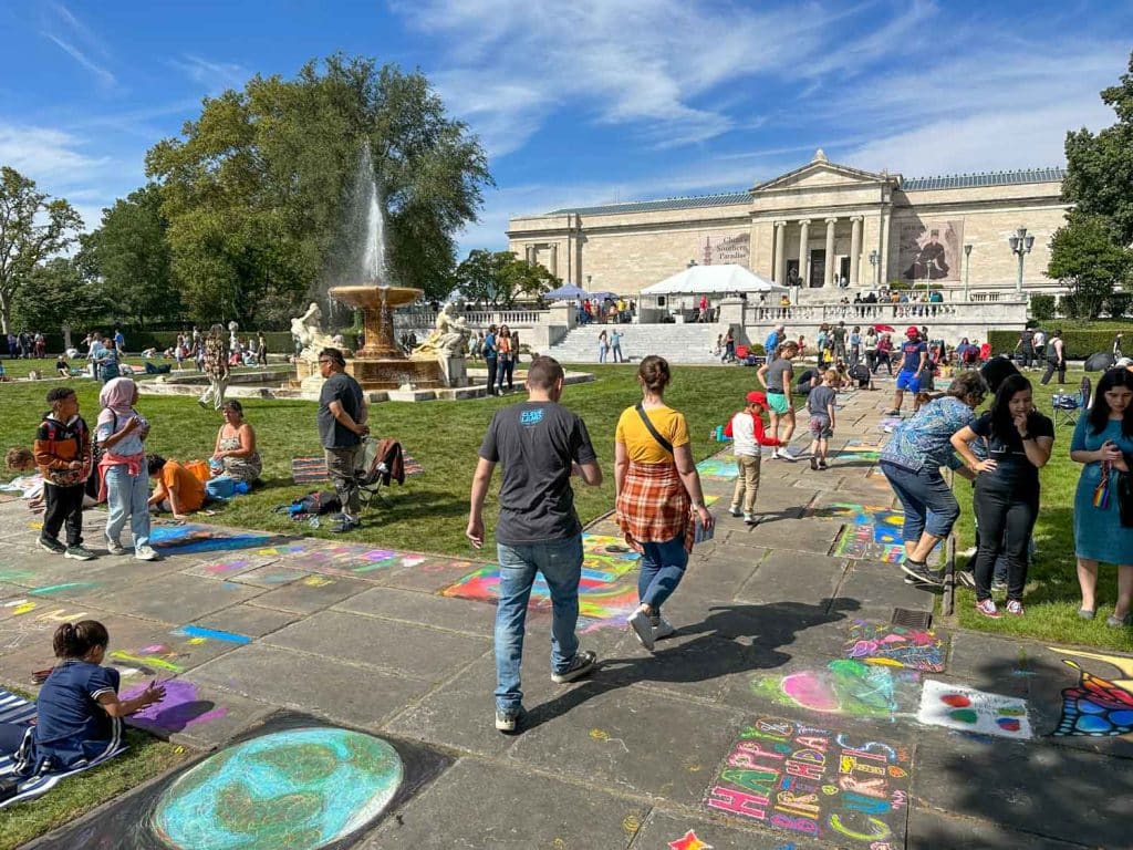 Cleveland Museum of Art Chalk Festival