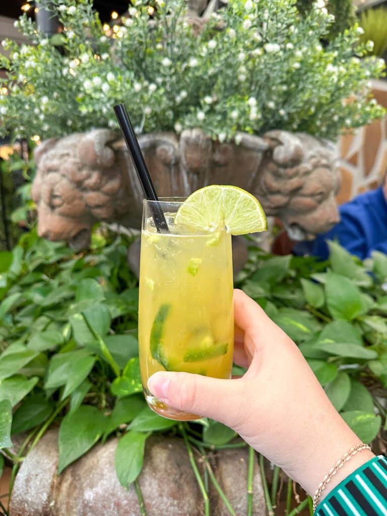 Mocktail at Heck's Cafe in Cleveland