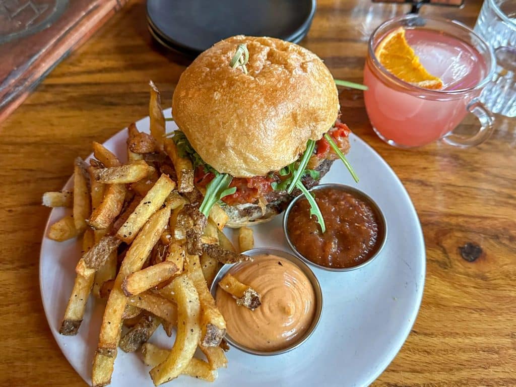 Burger at LBM in Lakewood