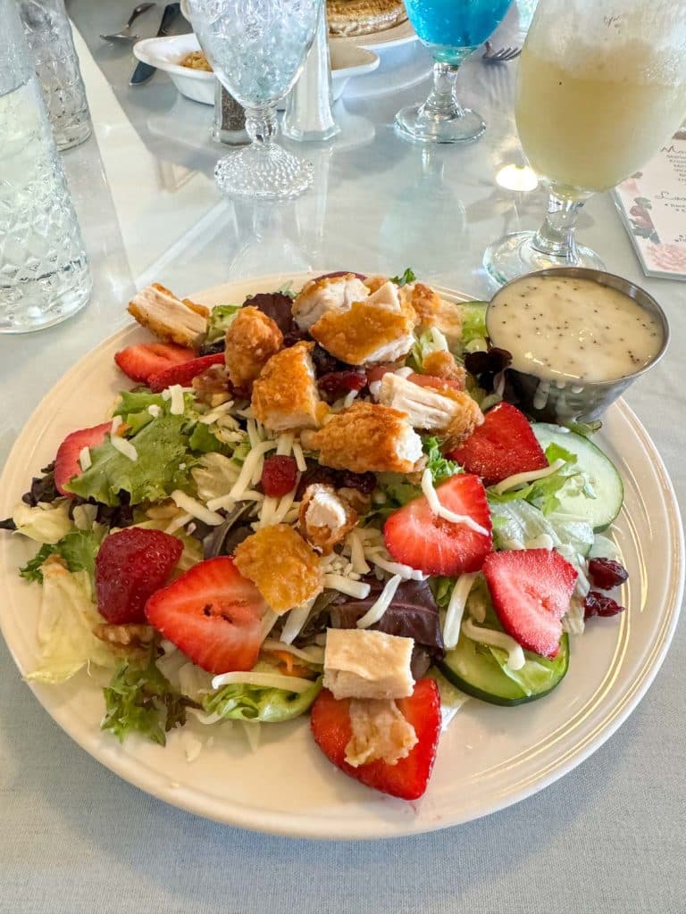 Summer salad at Hotel Lakeside