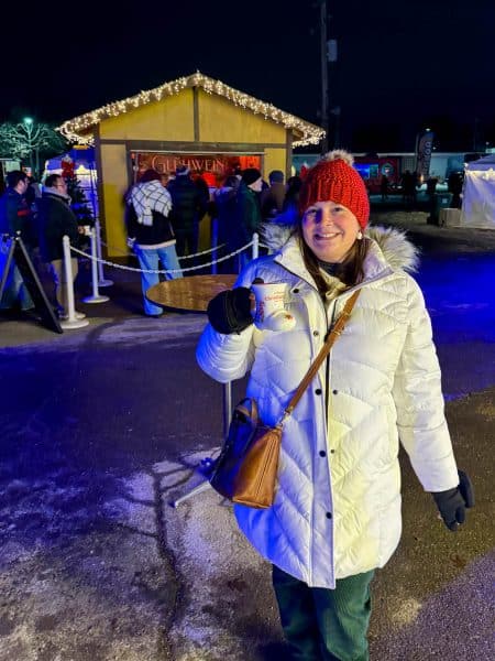 Amanda at Cleveland Bavarian Christmas market
