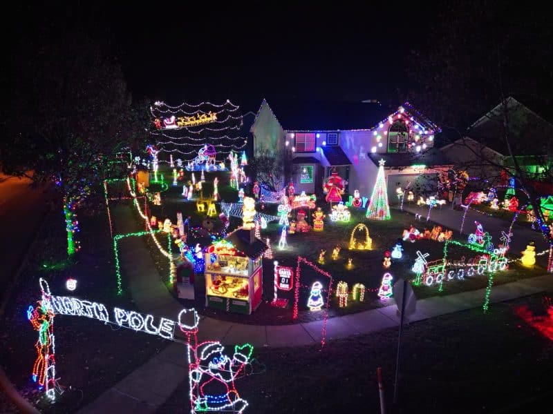 Bates family Christmas lights