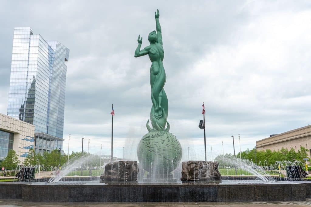 Fountain of Eternal Life from behind