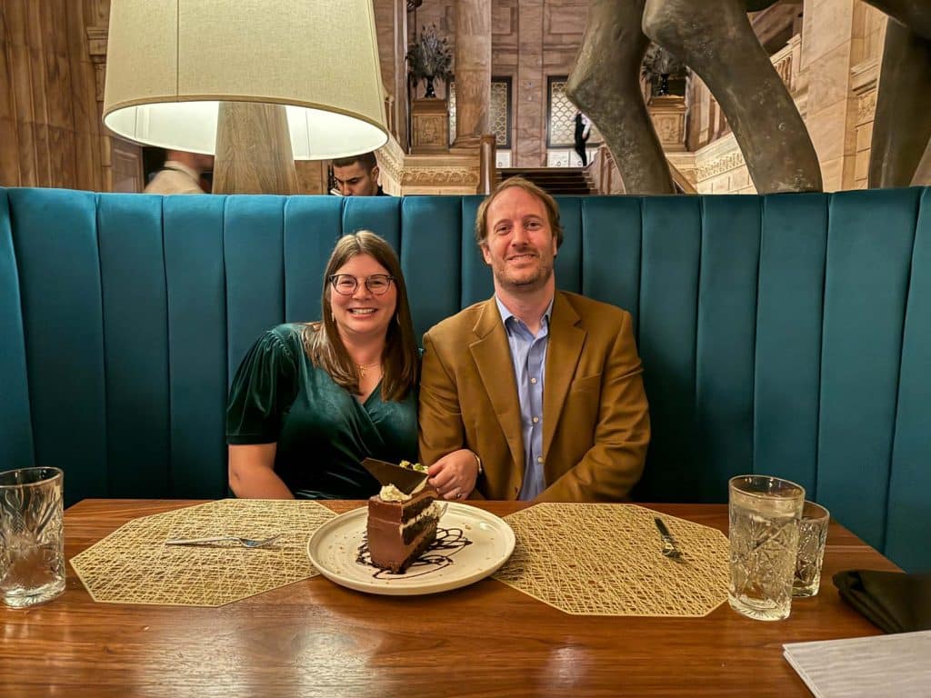 Amanda and Elliot at Marble Room