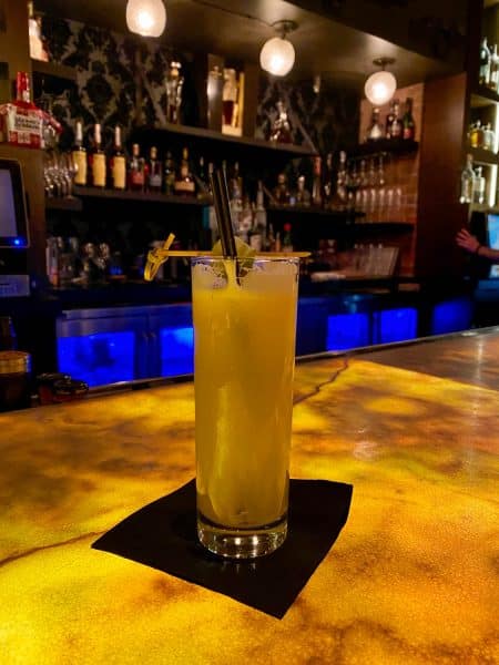 Drink at Vault cocktail bar