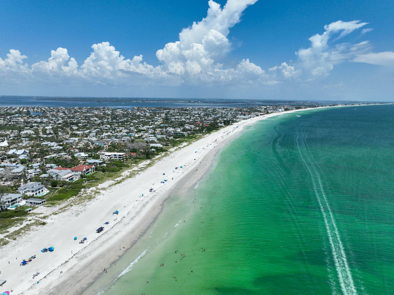 Anna Maria Island from a drone | Anna Maria Island itinerary