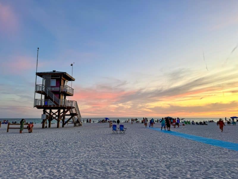 Anna Maria Island sunset at Manatee Beach