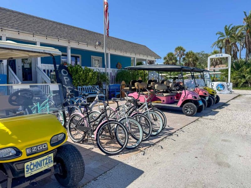 Bike and golf cart rental on AMI