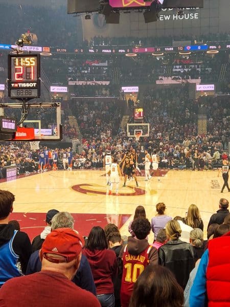 Cleveland Cavs basketball game