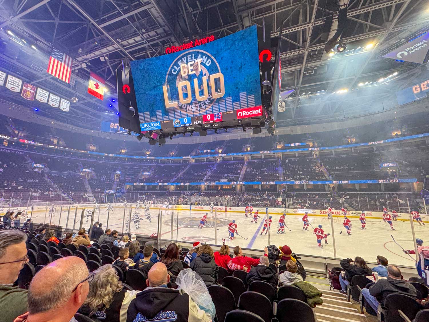 Cleveland Monsters hockey game