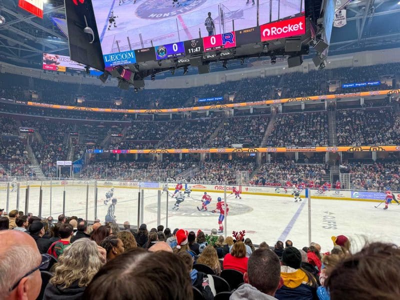 Cleveland Monsters hockey game