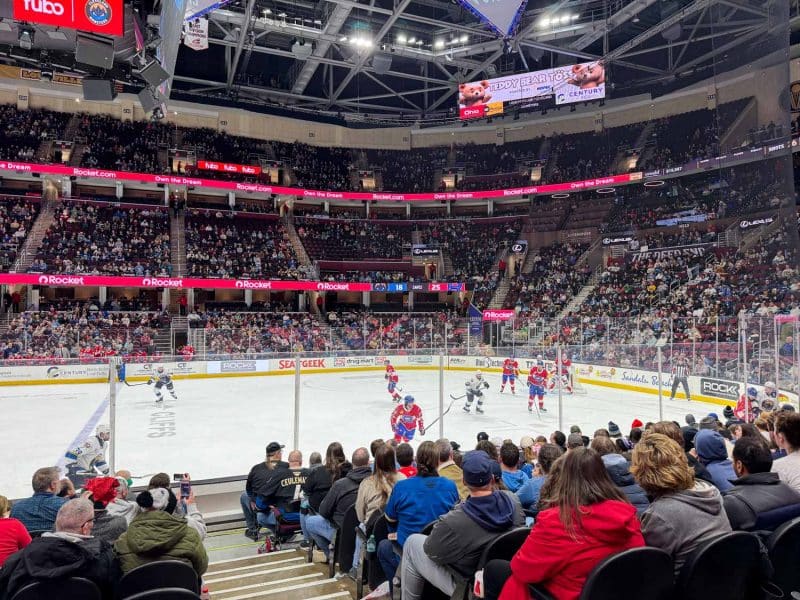 Cleveland Monsters hockey game