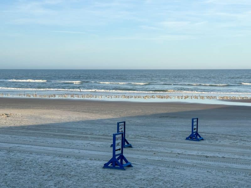 Driving on Daytona Beach