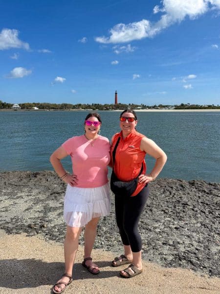 Amanda and Shawna in Ponce Inlet