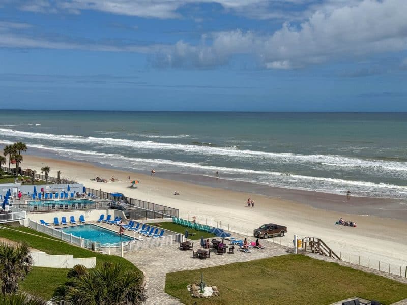 View from Delta Hotels Daytona Beach Oceanfront room